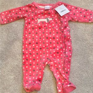 Gymboree NWT pink pajamas girls 0-3 months infant